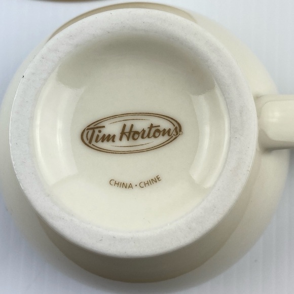 Tim Hortons Tea Cup and Saucer with Original Box Collectors 2006 - 8 ounce mug - Picture 5 of 12